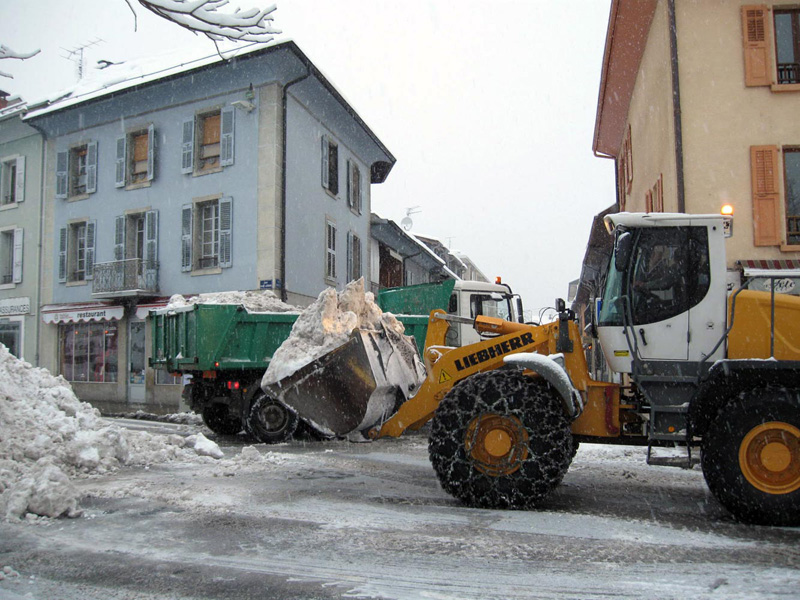 Déneigement à Sallanches 74