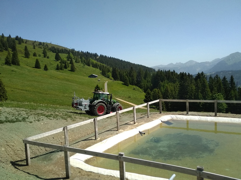 Paysagiste Engazonnement par hydroseeding Sallanches
