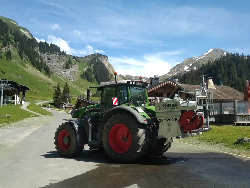 Paysagiste Engazonnement par hydroseeding Sallanches